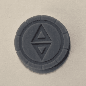 Wardelve coins, 10 gold (3D printed resin)