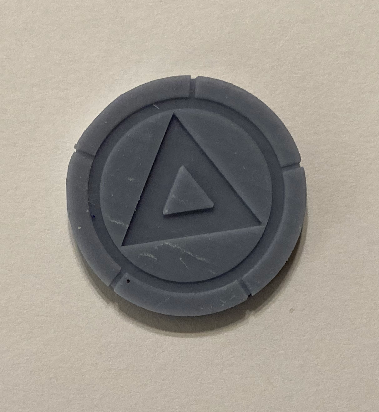 Wardelve coins, 10 silver (3D printed resin)