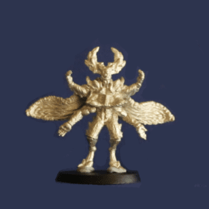 Wardelve miniature Memphtana Magus (lead-free pewter and 30 mm diameter clear base)