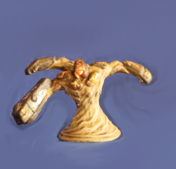 Wardelve miniature Sand Demon (lead-free pewter and 30 mm diameter clear base) - Image 2