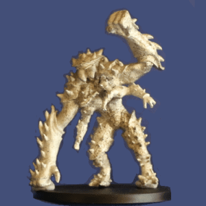 Wardelve miniature Tcheksis Warrior (lead-free pewter and 55 mm diameter clear base)