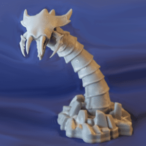 Wardelve miniature Tki’etik (3D printed resin)