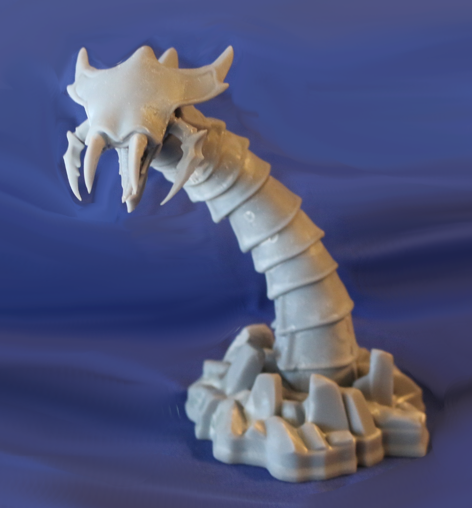 Wardelve miniature Tki’etik (3D printed resin)