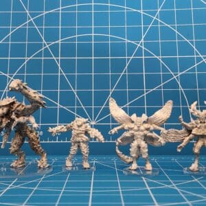 Wardelve CREATURES miniature set and bases
