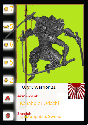 JAPAN O.N.I. Warrior with Kanabos (1 model) - Image 6