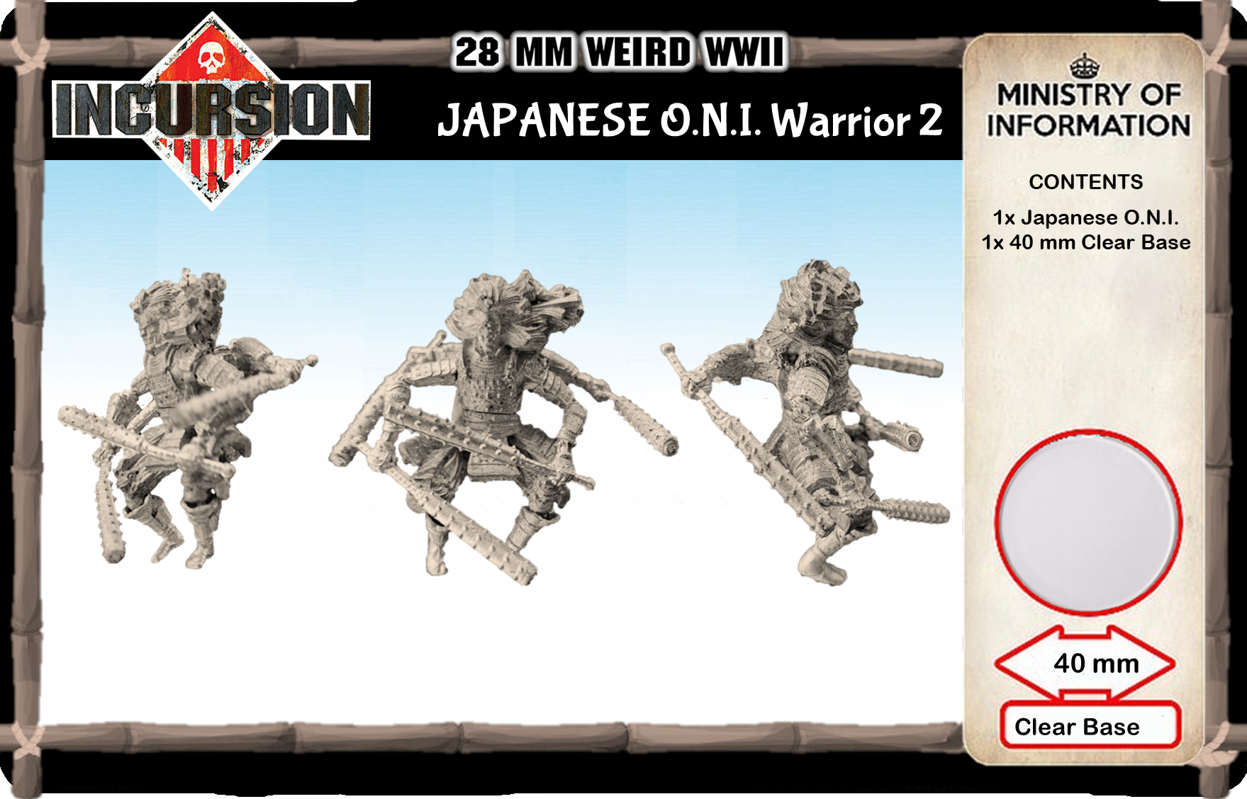 JAPAN O.N.I. Warrior with Kanabos (1 model)